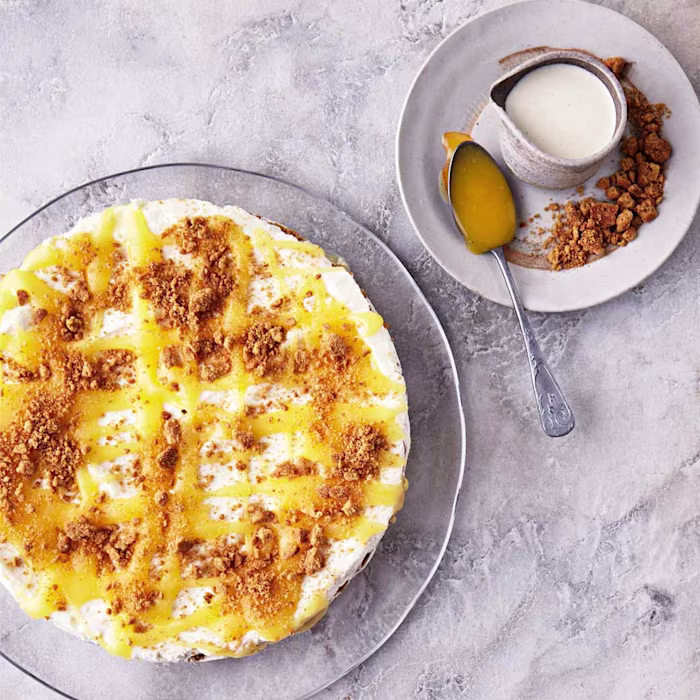 Ginger Lemon Freezer Cake