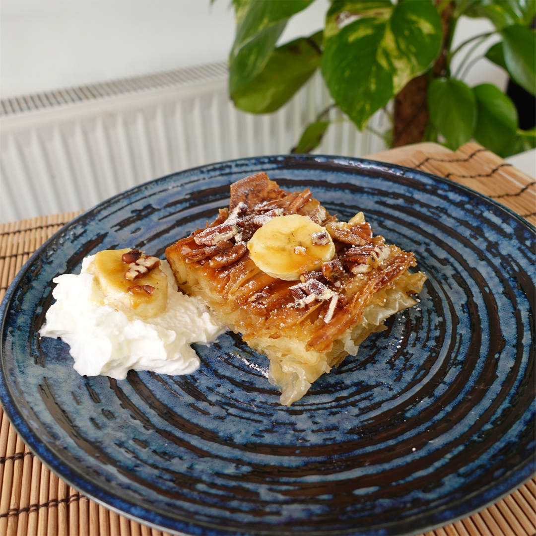 Banoffee Crinkle Filo