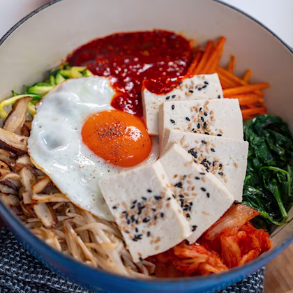 Bountiful Tofu Bibimbap