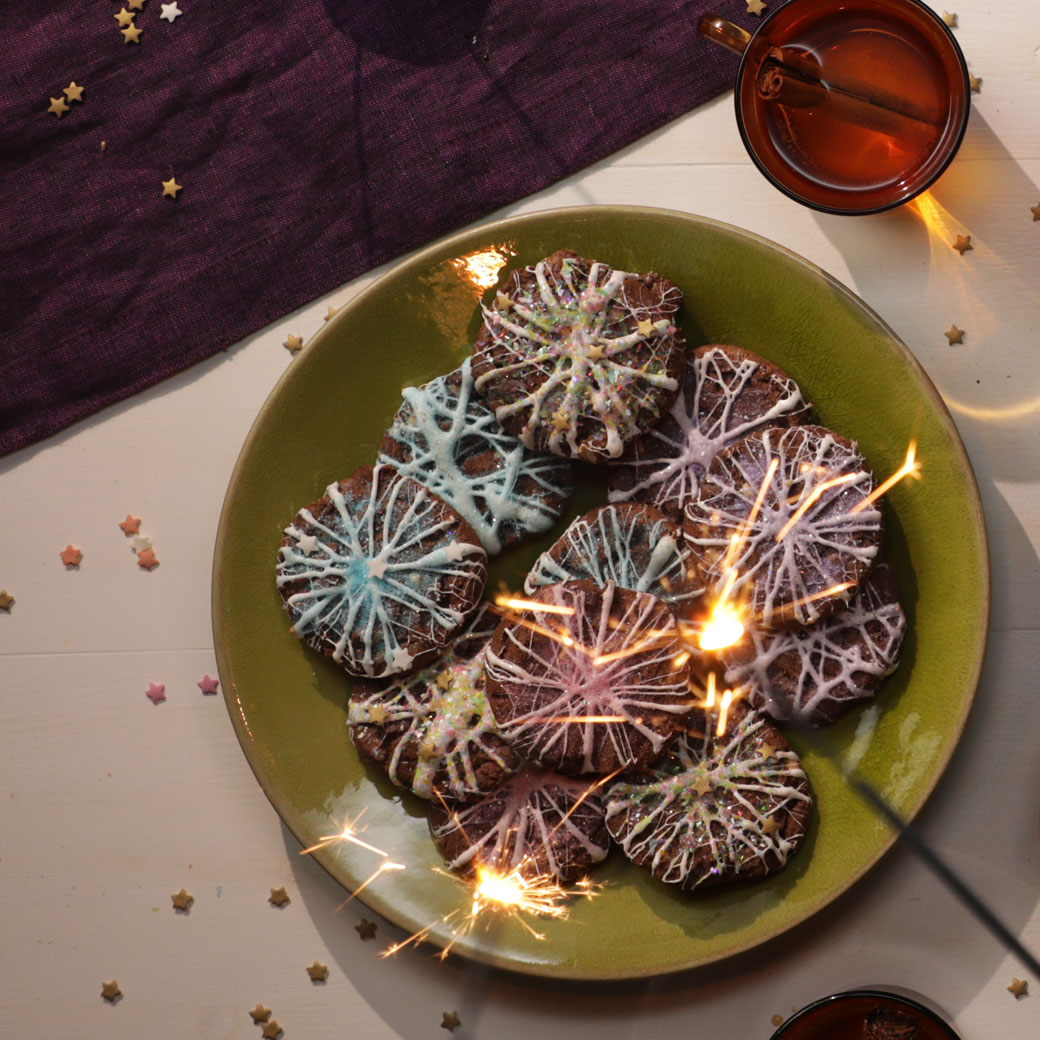 Firework cookies