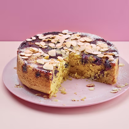 Upside-Down Almond and Cherry Cake