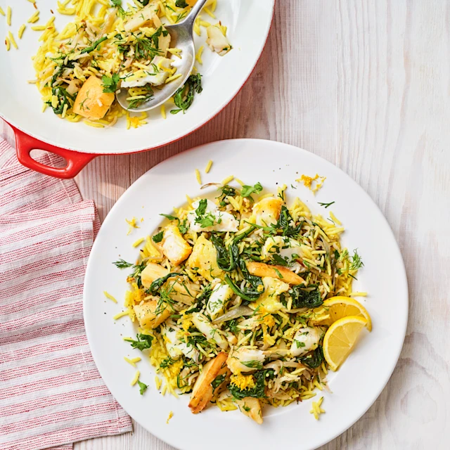 Herby Parsnip, Smoked Haddock and Lemon Kedgeree