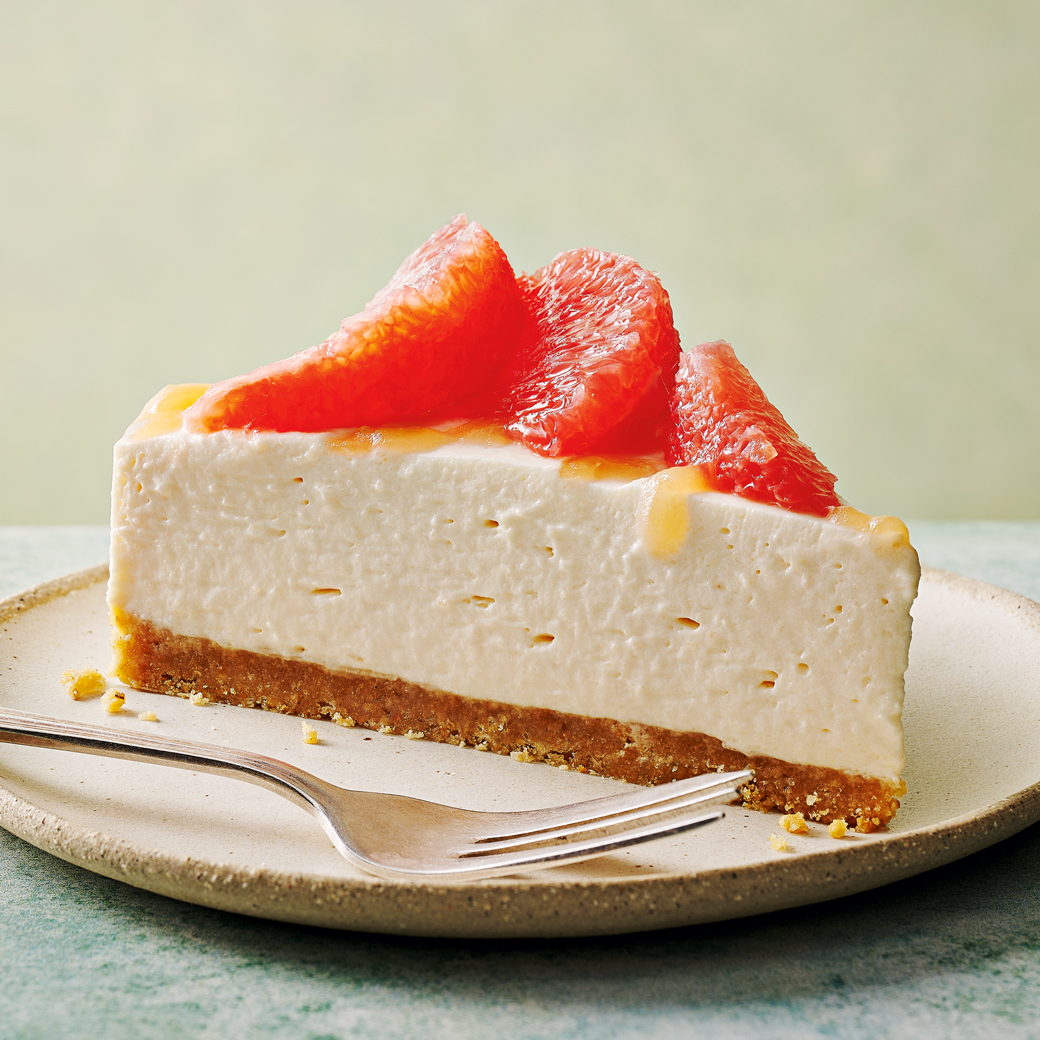 No-Bake Grapefruit Cheesecake