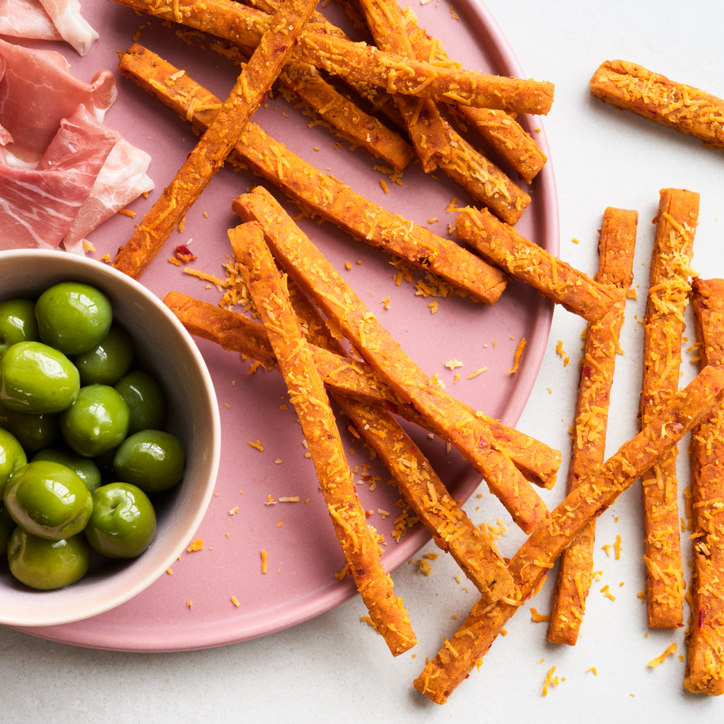 ’Nduja and Pecorino Straws