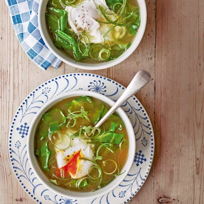 Poached Egg and Miso Breakfast Soup