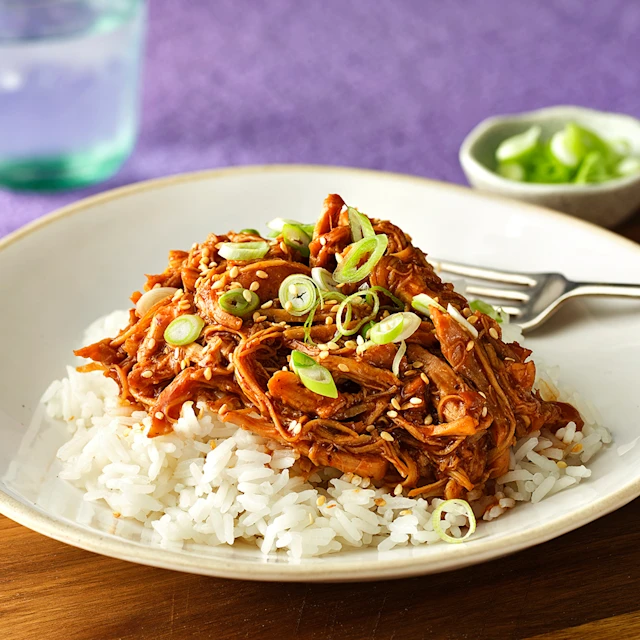 Slow Cooker Sticky Honey Ginger Chicken