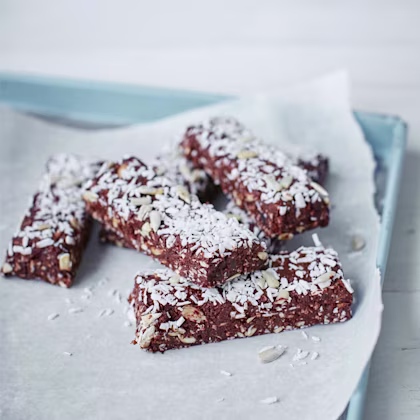 Chocolate Coconut Date Bars