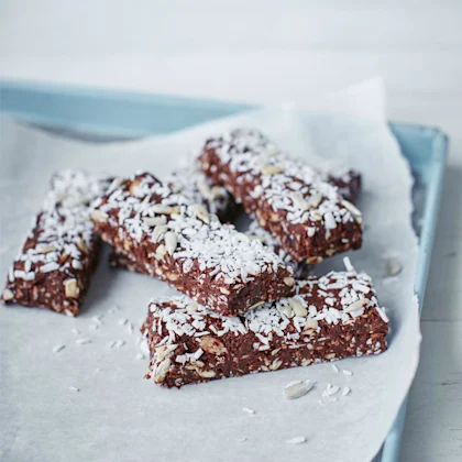 Chocolate Coconut Date Bars