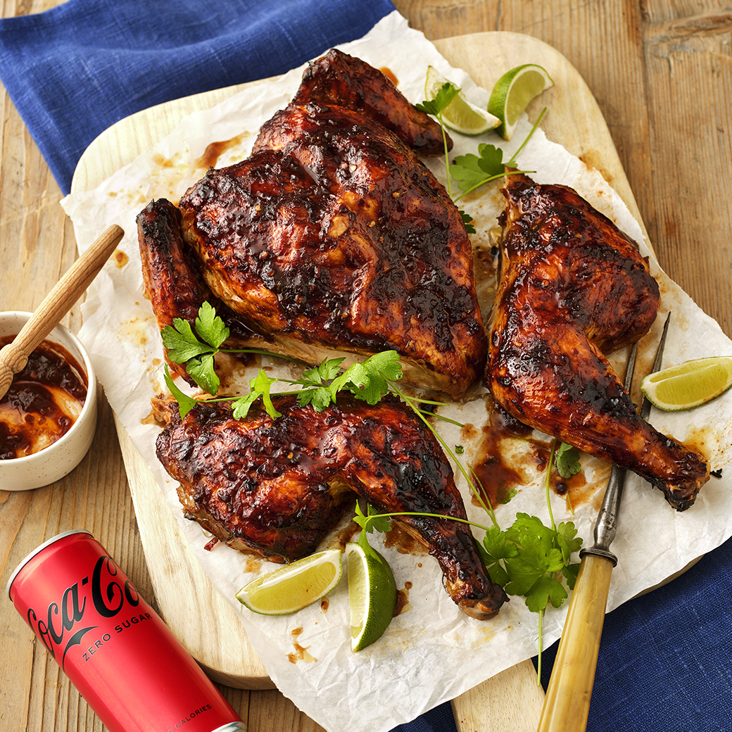 Coca-Cola Spatchcock Roast Chicken