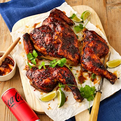 Coca-Cola Spatchcock Roast Chicken