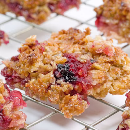 Blackberry and Apple Flapjack
