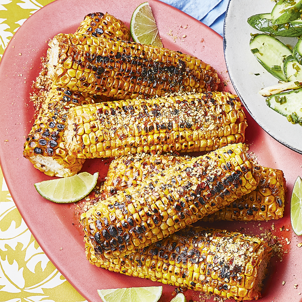 Charred Corn with Maple Spiced Butter