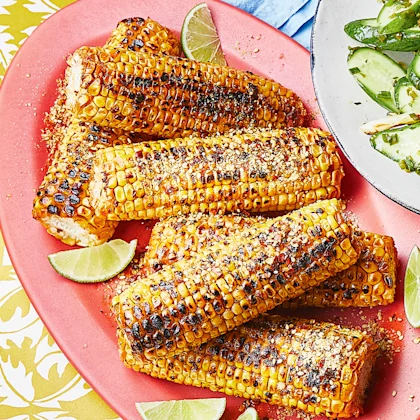Charred Corn with Maple Spiced Butter