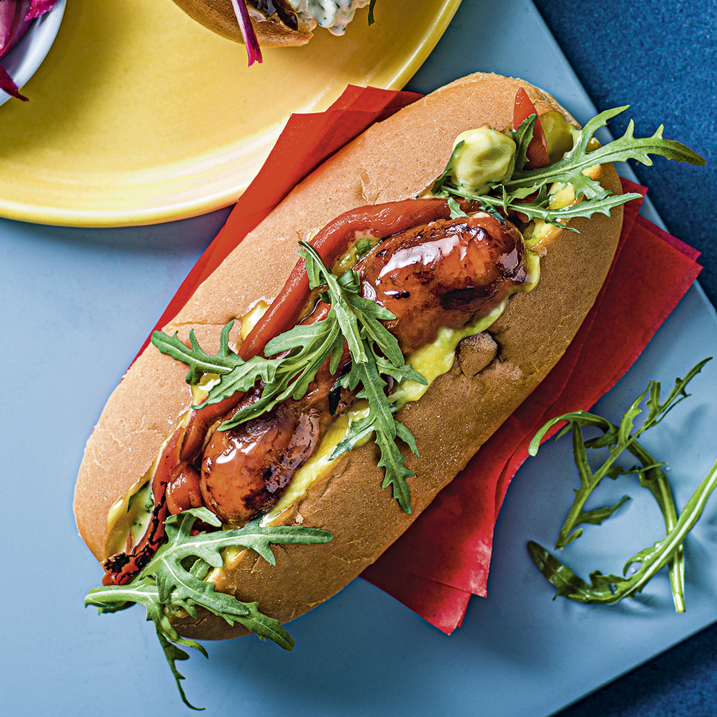 Chorizo Dogs with Chilli Aioli