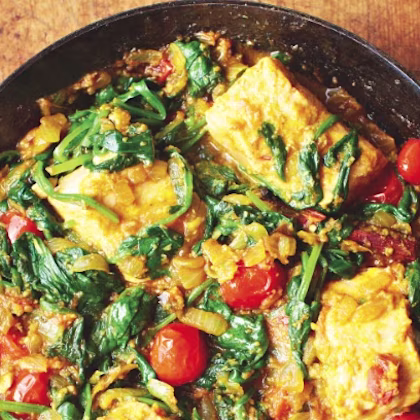 Salmon and Spinach Curry