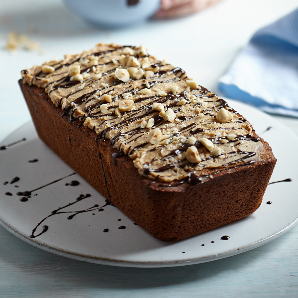 Hazelnut, Honey and Nut Butter Loaf Cake