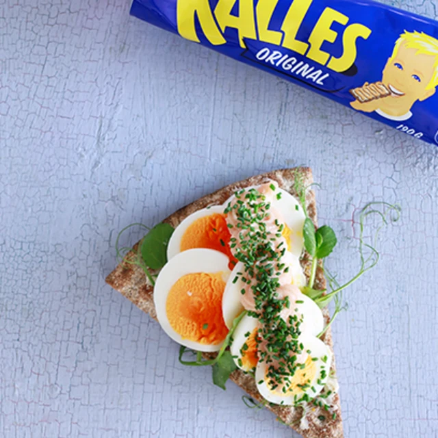 Egg & Kalles Kaviar Sandwich