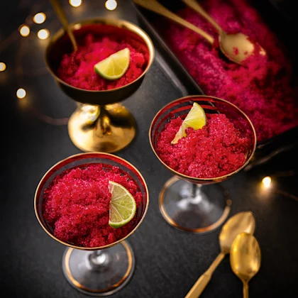 Cranberry Granita