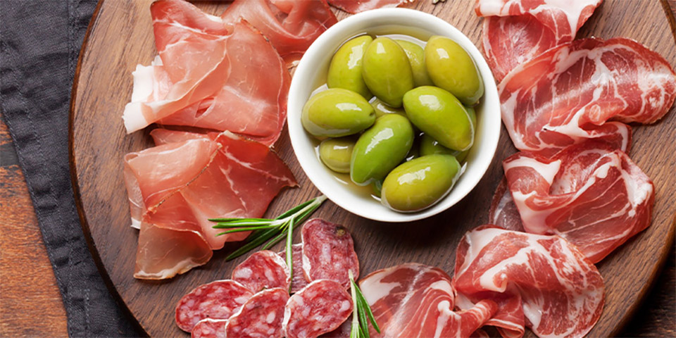 Cold Meats, Fish & Antipasti