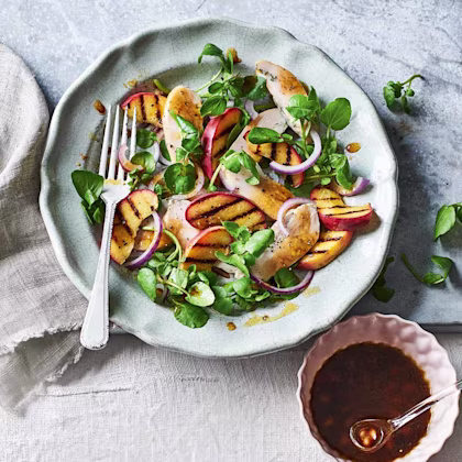 Griddled Peach & Chicken Salad