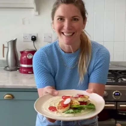 Halloumi Salad Wraps with Tahini Dressing