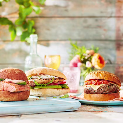 Piri Piri chicken burger with lime mayo & avocado