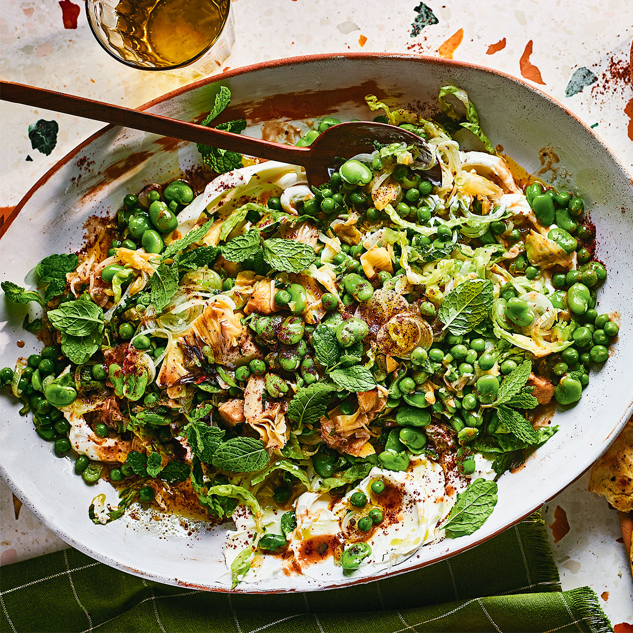  Braised Veg with Sumac and Labneh