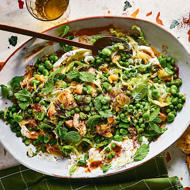 Braised Veg with Sumac and Labneh