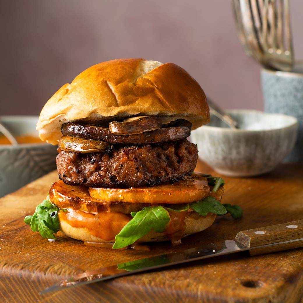 Smoky Vegan Burger