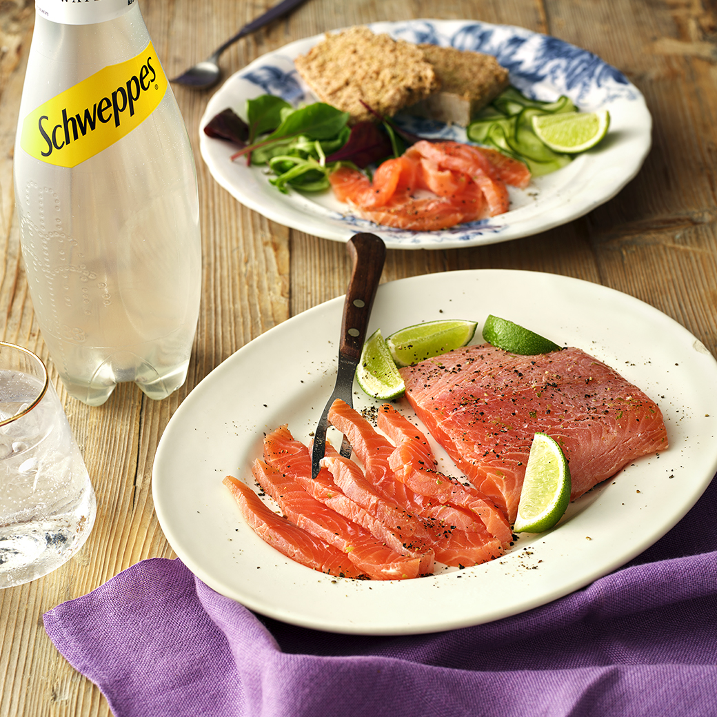 Gin & Tonic Cured Salmon