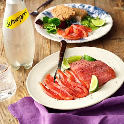 Gin & Tonic Cured Salmon