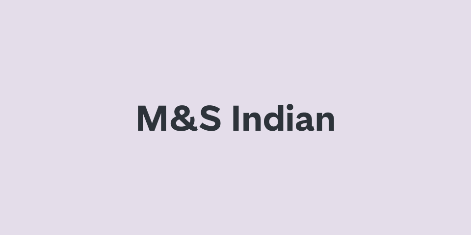 M&S Indian