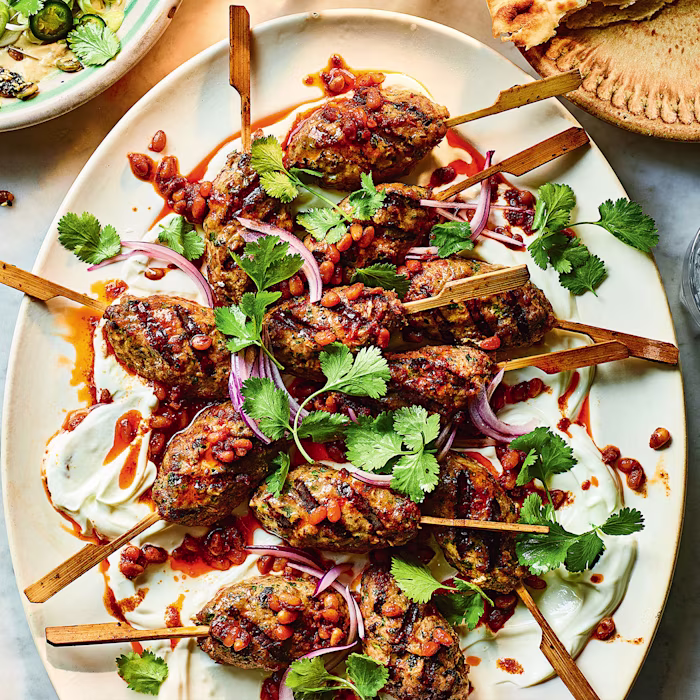 Lamb Kofte with Pilpelchuma Pine-Nut Oil