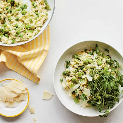 Summer glut risotto
