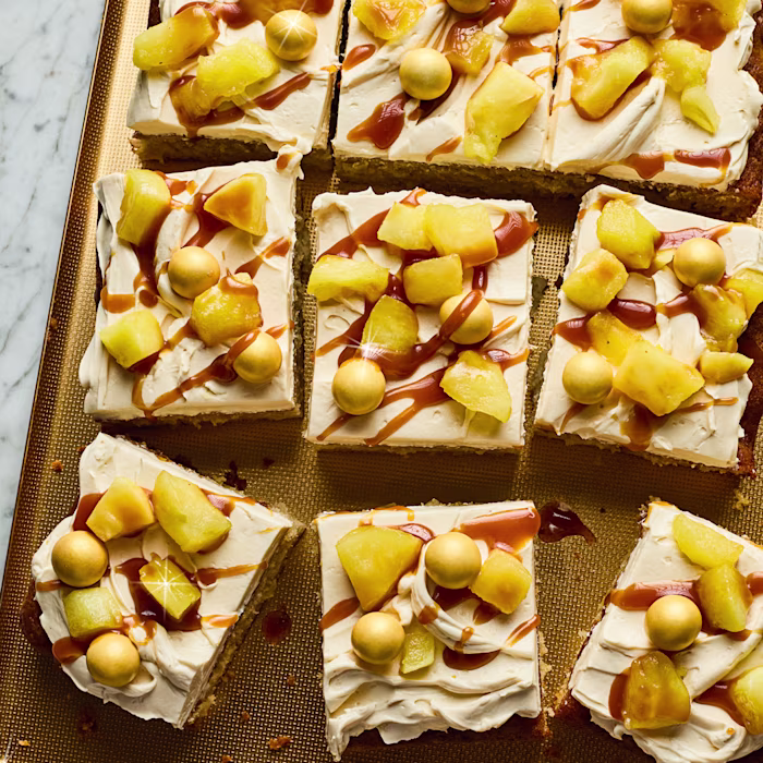Toffee Apple Sheet Cake