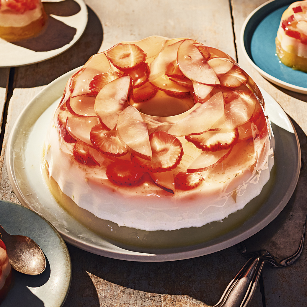 Coconut, Mango and Peach Jelly