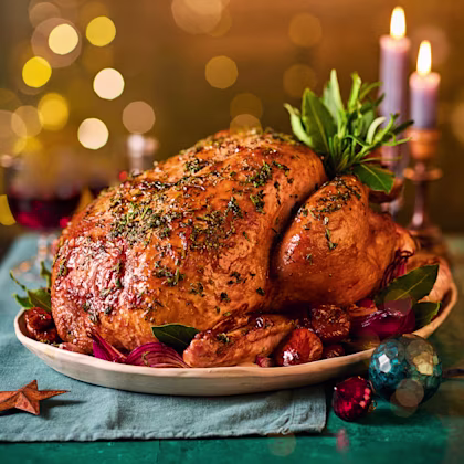 Roast Turkey with Figs, Port and Seville Orange Marmalade