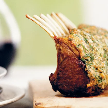 Spring Suppers: Crusted Rack of Lamb for Luke