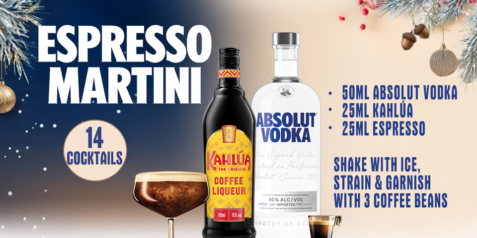 Absolut Kahlua Espresso Martini