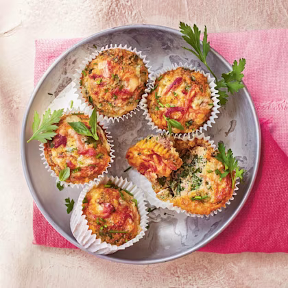 Summer Herb and Ham Hock Frittatas