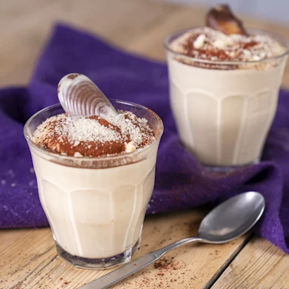 Tiramisu Custard Pudding