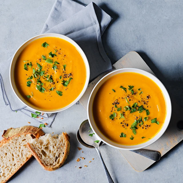 Hearty Swede and Carrot Chicken Bone Broth Soup