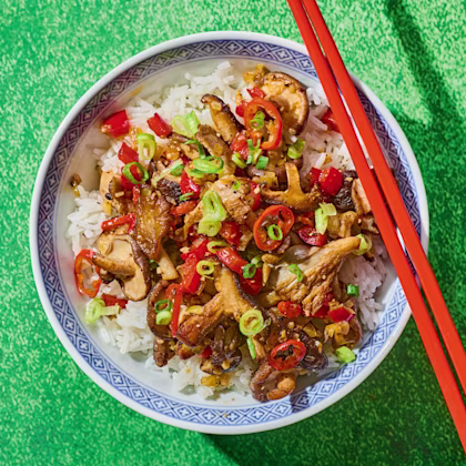 Salt-and-Pepper Exotic Mushrooms