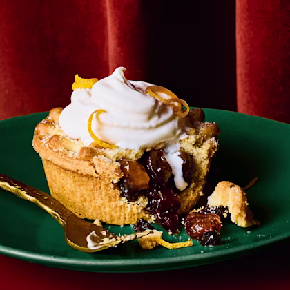 Mince Pie with Negroni Cream