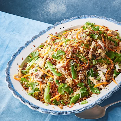 Honey and Sesame Chicken Grain Salad