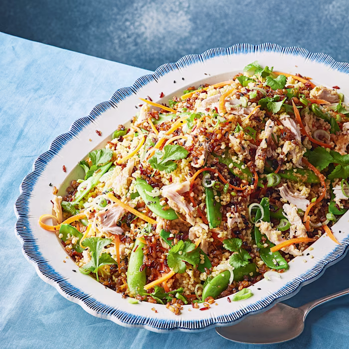 Honey and Sesame Chicken Grain Salad