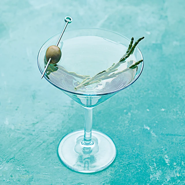 Gin and Samphire Rockpool Martini