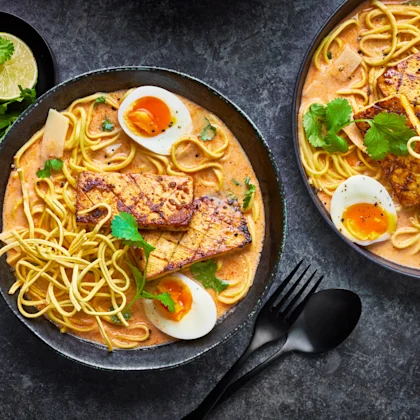 Thai Coconut Curry Noodle Soup