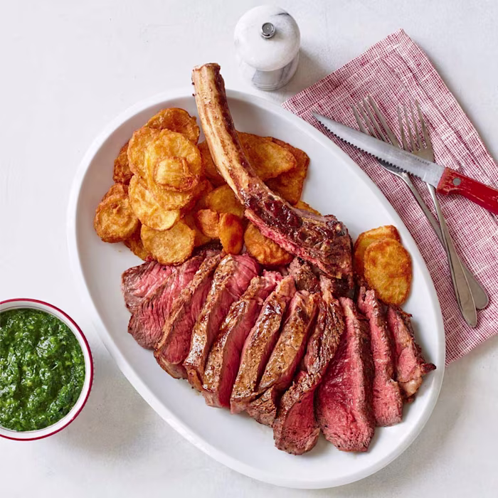 Tomahawk steak for two
