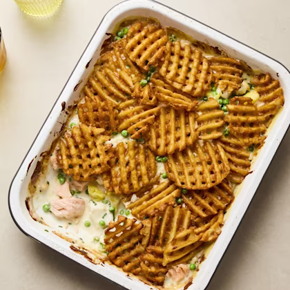 Waffle Fries Fish Pie
